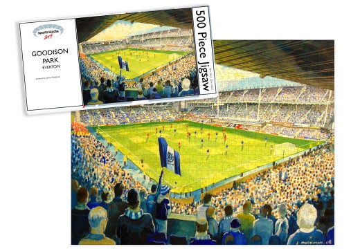 Goodison Park Stadium Fine Art Jigsaw Puzzle - Everton FC